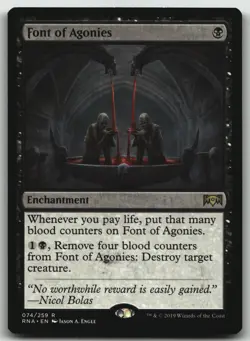 Font of Agonies R Ravnica Allegiance 74 LP - Image 1