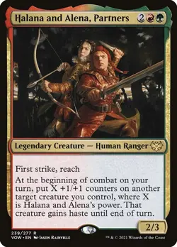 Halana and Alena, Partners Regular - Innistrad: Crimson Vow MTG-NM - Image 1