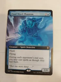 Final-Word Phantom (Extended Art) Commander: Murders at Karlov Manor Regular - Image 1