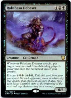 Rakshasa Debaser - FOIL - Commander Legends - 146 NM - Image 1