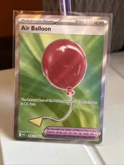 AIR BALLOON Ultra Rare Full Art 166/132 Pokemon Mega Evolution English NM - Image 1