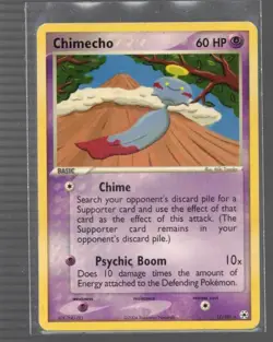 Chimecho 17/101 EX Hidden Legends Pokemon Regular Non-Holo Rare TCG Card - Image 1