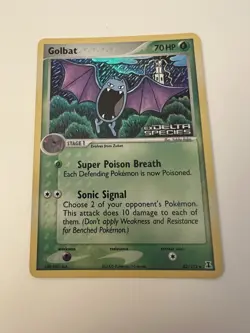 Pokemon TCG Golbat 43/113 EX Delta Species Stamped Holo Near Mint Condition - Image 1