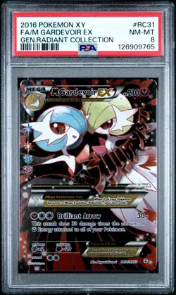 Pokemon Generations Radiant Collection M Gardervoir ex RC31 - PSA 8 - Image 1