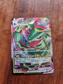 POKEMON CROWN ZENITH RAYQUAZA VMAX FULL ART MINT 102/159 - Image 1