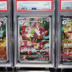 PSA 10 Ralts Kirlia Gardevoir SEQ set SAR AR Japanese SV1S Scarlet ex Pokemon - Image 3