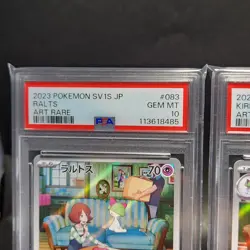 PSA 10 Ralts Kirlia Gardevoir SEQ set SAR AR Japanese SV1S Scarlet ex Pokemon - Image 5