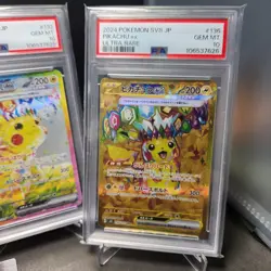 SEQ PSA 10 Pikachu EX RR SR SAR UR Sequential 033 122 132 136/106 sv8 Pokemon JP - Image 5