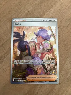 Pokemon TCG Tulip 259/182 Paradox Rift Sir Trainer NM Condition - Image 1