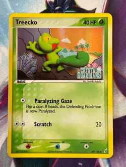Pokemon TCG Treecko EX Crystal Guardians 67/100 HOLO Stamped 2006 - Image 1