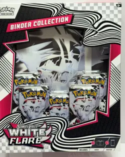 Pokemon TGC: Scarlet & Violet WHITE FLARE Binder Collection~In Hand~Sealed~ NEW! - Image 1