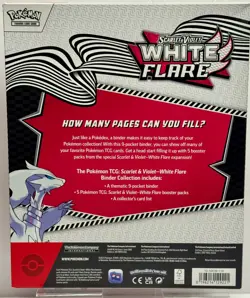 Pokemon TGC: Scarlet & Violet WHITE FLARE Binder Collection~In Hand~Sealed~ NEW! - Image 5