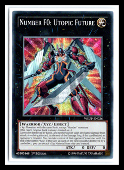 Number F0: Utopic Future - WSUP-EN026 - Prismatic Secret Rare 1st Edition Yugioh - Image 1