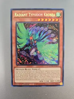 Yugioh! 1x Radiant Typhoon Krosea DOOD-EN015 Secret Rare 1st Ed NM - Image 1