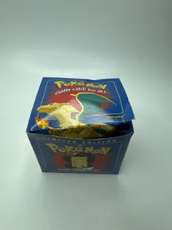 Vintage 1998 Pokemon Limited Edition Charizard 23K Gold-Plated Trading Card Set - Image 1