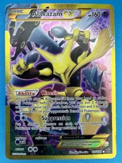Pokemon Card Alakazam EX (Secret) 125/124 Fates Collide Holo - Image 1