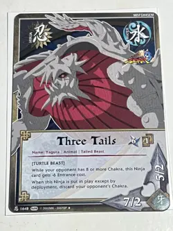NARUTO CCG TCG THREE TAILS UNCOMMON CARD NM HOLO N-1648 - Image 1