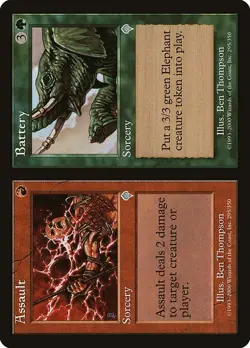 MTG Invasion --- ASSAULT & BATTERY --- Uncommon! NM! Magic the Gathering! - Image 3