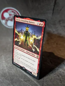 MTG, Electro, Assaulting Battery (#0076) Spider-Man,Non Foil, NM Rare - Image 3