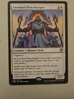 MTG | Anointed Peacekeeper | Rare | (NM) DMU #2 - Image 1