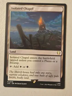 MTG l Isolated Chapel | (NM) Lord of the Rings Commander - Image 1
