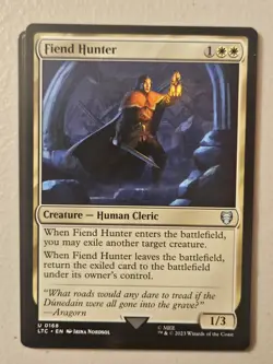 MTG | Fiend Hunter (x4 Playset) | (NM) Lord of the Rings Commander - Image 1