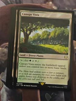 MTG l Canopy Vista (x4 Playset) | (NM) Lord of the Rings Commander - Image 1