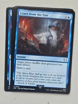 MTG l Learn from the Past (x4 Playset) | (NM) Lord of the Rings Commander - Image 1