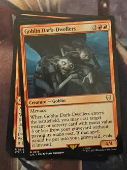 MTG l Goblin Dark-Dwellers (x4 Playset) | (NM) Lord of the Rings Commander - Image 1