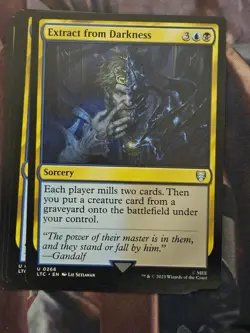 MTG l Extract from Darkness (x4 Playset) | (NM) Lord of the Rings Commander - Image 1