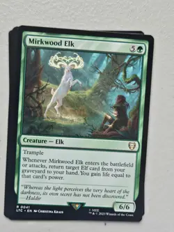 MTG l Mirkwood Elk (x4 Playset) | (NM) Lord of the Rings Commander - Image 1