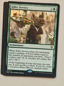MTG l Killer Service (x4 Playset) | (NM) Commander: Murders at Karlov Manor - Image 1