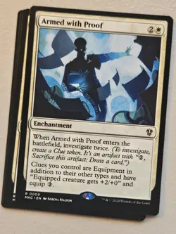 MTG l Armed with Proof (x4 Playset) | (NM) Commander: Murders at Karlov Manor - Image 1