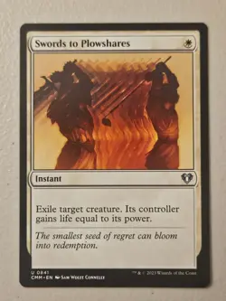 MTG | Swords to Plowshares | Uncommon | (NM) | CMM #841 - Image 1