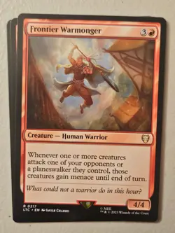 MTG | Frontier Warmonger (x4 Playset) | (NM) Lord of the Rings Commander - Image 1
