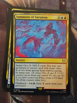 MTG l Summons of Saruman (x4 Playset) | (NM) Lord of the Rings Commander - Image 1