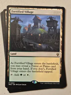 MTG | Fortified Village (x4 Playset) | (NM) Commander: Karlov Manor - Image 1
