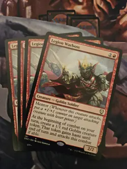 MTG | Legion Warboss (x4 Playset) | Rare | (NM) Commander: Phyrexia #101 - Image 1