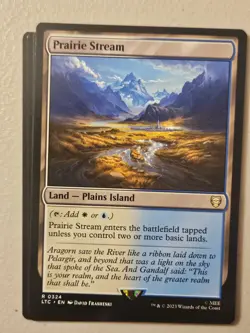 MTG | Prairie Stream (x4 Playset) | (NM) Lord of the Rings Commander - Image 1
