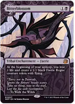 Bitterblossom (0027) Wilds of Eldraine Enchanting Tales 0027 - Image 1