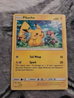 Pokemon TCG Pikachu Sun & Moon Trainer Kit (Alolan Raichu & Lycanroc) 29/30... - Image 1