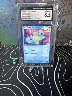 Pokemon TCG Squirtle My First Battle Deck Pokeball Blue Border Promo NM/M - Image 1