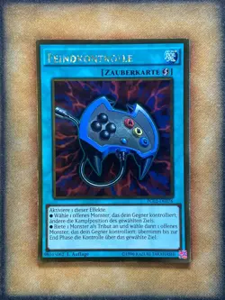 Yugioh Enemy Controller PGL2-EN076 Gold Rare 1st Ed GERMAN LP - Image 1
