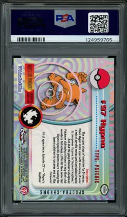 PSA 9 MINT Hypno Topps Spectra Chrome Holo Pokemon Card #97 - Image 2