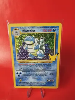 Pokemon TCG Card Blastoise 2/102 Celebrations 25th Anniversary Holo NM-M - Image 1