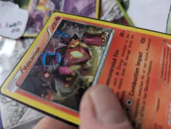 Pokemon Card Volcanion Holo Black Star Promo Foil XY164 XY 2016 Comos - Image 4