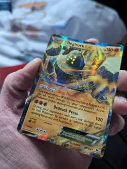 Pokemon Card Regirock EX 43/124 Fates Collide Ultra Rare Holo Foil 2016 - Image 3
