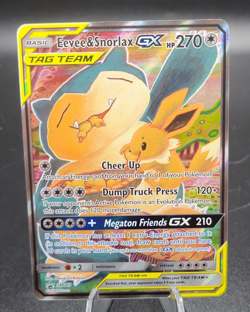 Eevee & Snorlax GX SM169 Sm Holo - Tag Team Promo Pokemon Card - Image 1