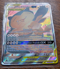Eevee & Snorlax GX SM169 Sm Holo - Tag Team Promo Pokemon Card - Image 3