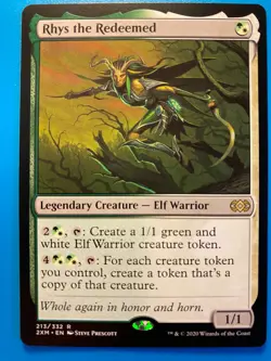 MTG 1x Rhys the Redeemed # 213 Double Masters Magic the Gathering Card x1 NM - Image 1